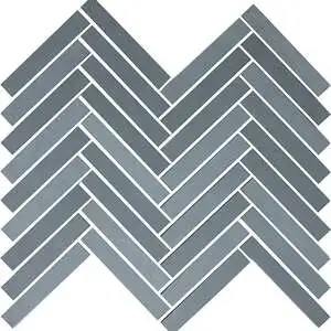Chroma Jade Green 5/8"x4" Herringbone Mosaic