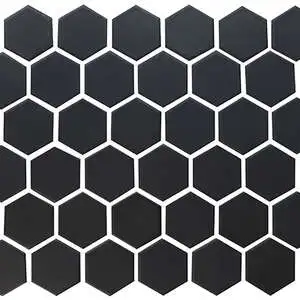 Classico Black 2" Hexagon