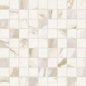Emilia Calacatta Matte 1"x1" Mosaic