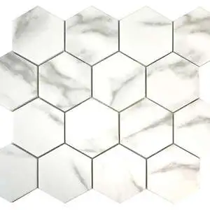 Enamel Hexagon Calacatta