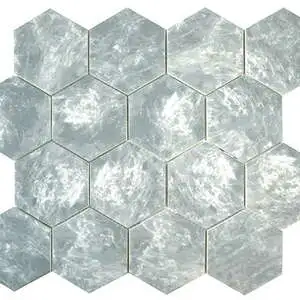 Enamel Hexagon Bardiglio
