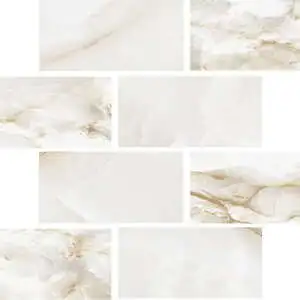 Grace White Matte 3"x6" Mosaic