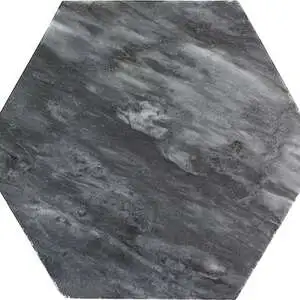 Graphica Charcoal 9" Hexagon