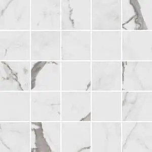 Indalgo Statuario 2"x2" Mosaic