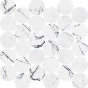 Indulge Lilac 2.5" Circle Mosaic