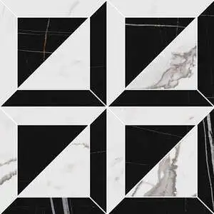 Indulge Statuario 6"x6" Mosaic Deco