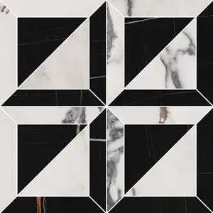 Indulge Arabescato 6"x6" Mosaic Deco