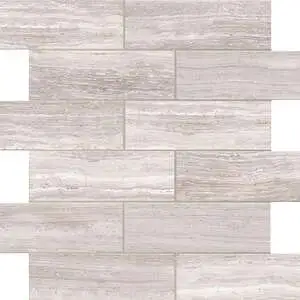 Lazio Light Taupe 2"x6" Brick Mosaic