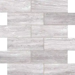 Lazio Grey 2"x6" Brick Mosaic