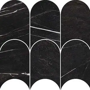 Luxury Regal Black 4"x6" Arch Mosaic