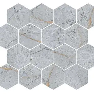 Magari Blue Roma Hex Mosaic