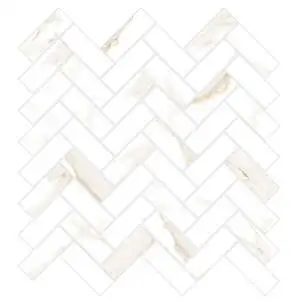 Marcel Fantasy Beige 1"x3" Herringbone