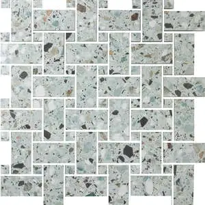 Melange Leaf Basketweave Mosaic