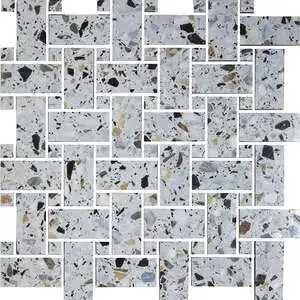 Melange Sugar Basketweave Mosaic