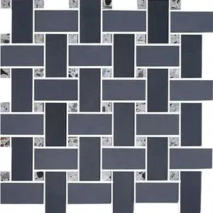 Melange Sugar 1 3/8"x3" Basketweave Mosaic