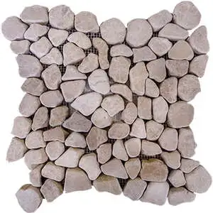 Natural Stone Pebbles Round/ Breccia