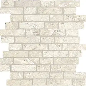 Peak White Brick Mosaic