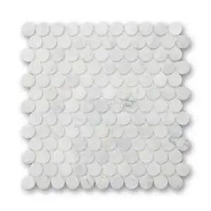 Penny Round Carrara (H)