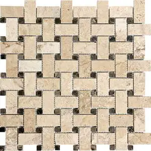 Picasso (Travertine) Basketweave