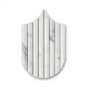 Pisces Fluted 1/2” Calacatta Large (H)
