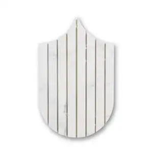 Pisces Linear 3/8” Carrara Bella Large (H)