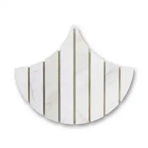 Pisces Linear 3/8” Carrara Bella Small (H)