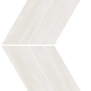 Resplendent Bianco Dolomite Chevron Mosaic