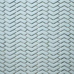 San Marino Enamel Mosaics Sky Chevron