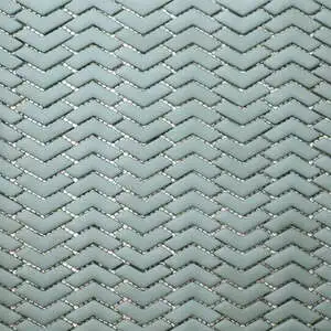 San Marino Enamel Mosaics Smeralda Chevron