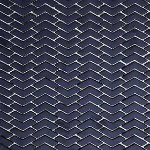 San Marino Enamel Mosaics Sapphire Chevron