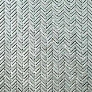 San Marino Enamel Mosaics Sage Herringbone