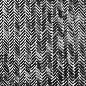 San Marino Enamel Mosaics Black Herringbone