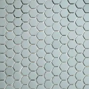 San Marino Enamel Mosaics Colonial Blue Hexagon