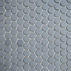 San Marino Enamel Mosaics Slate Hexagon