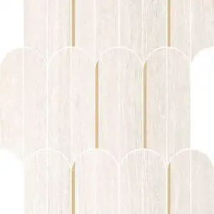 TINO BIANCO MOSAICO VENTAGLI ORO