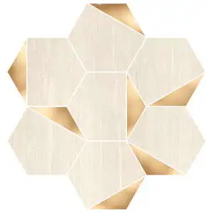 TINO AVORIO ESAGONE T7 TRIANGOLI ORO