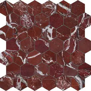Tuscano Rosso 2" Hexagon