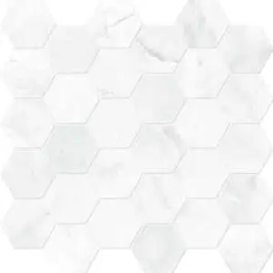 Wisp Bianco 2" Hexogon