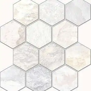 Wynn Milk Hexagon Mosaic