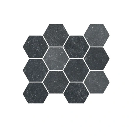 Blauwsteen Mosaico Esagono