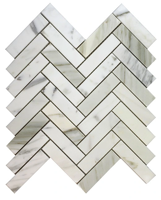 Calacatta Gold 1"x4" Herringbone