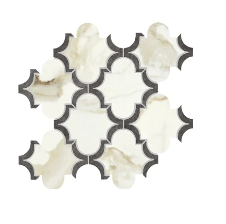 Calacatta Oro Mosaico Arabesque