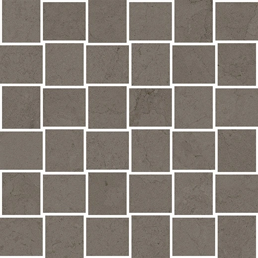 Caliza Vogue Dark Gray 2"x2" Basketweave Mosaic
