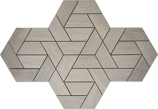 Catalan Dune Hexagon Deco Mosaic