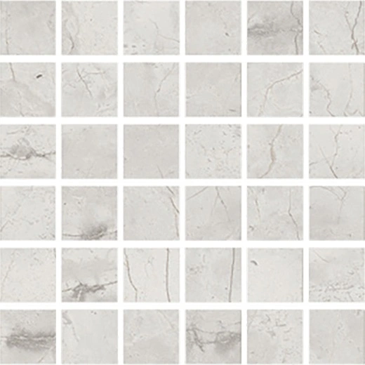 Cava Romano White 2"x2" Mosaic