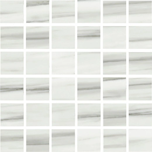 Cava Carrara Zebrino 2"x2" Mosaic