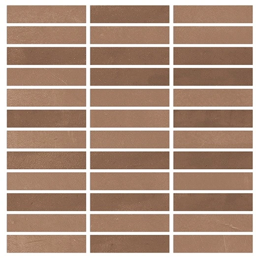 Chroma Pale Red 5/8"x4" Mosaic