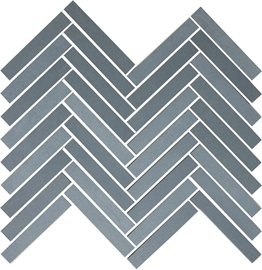 Chroma Jade Green 5/8"x4" Herringbone Mosaic