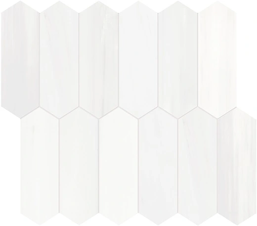 Cosmo Lumino (Dolomite) Picket Mosaic