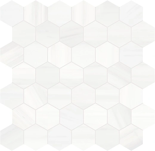 Cosmo Lumino (Dolomite) Hexagon Mosaic